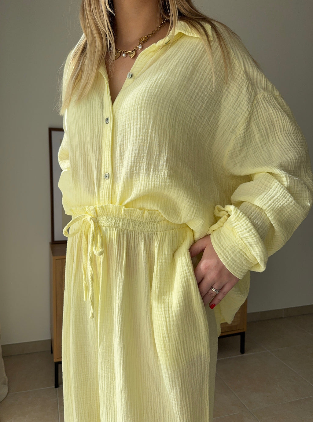 Chemise SOFIA - Jaune