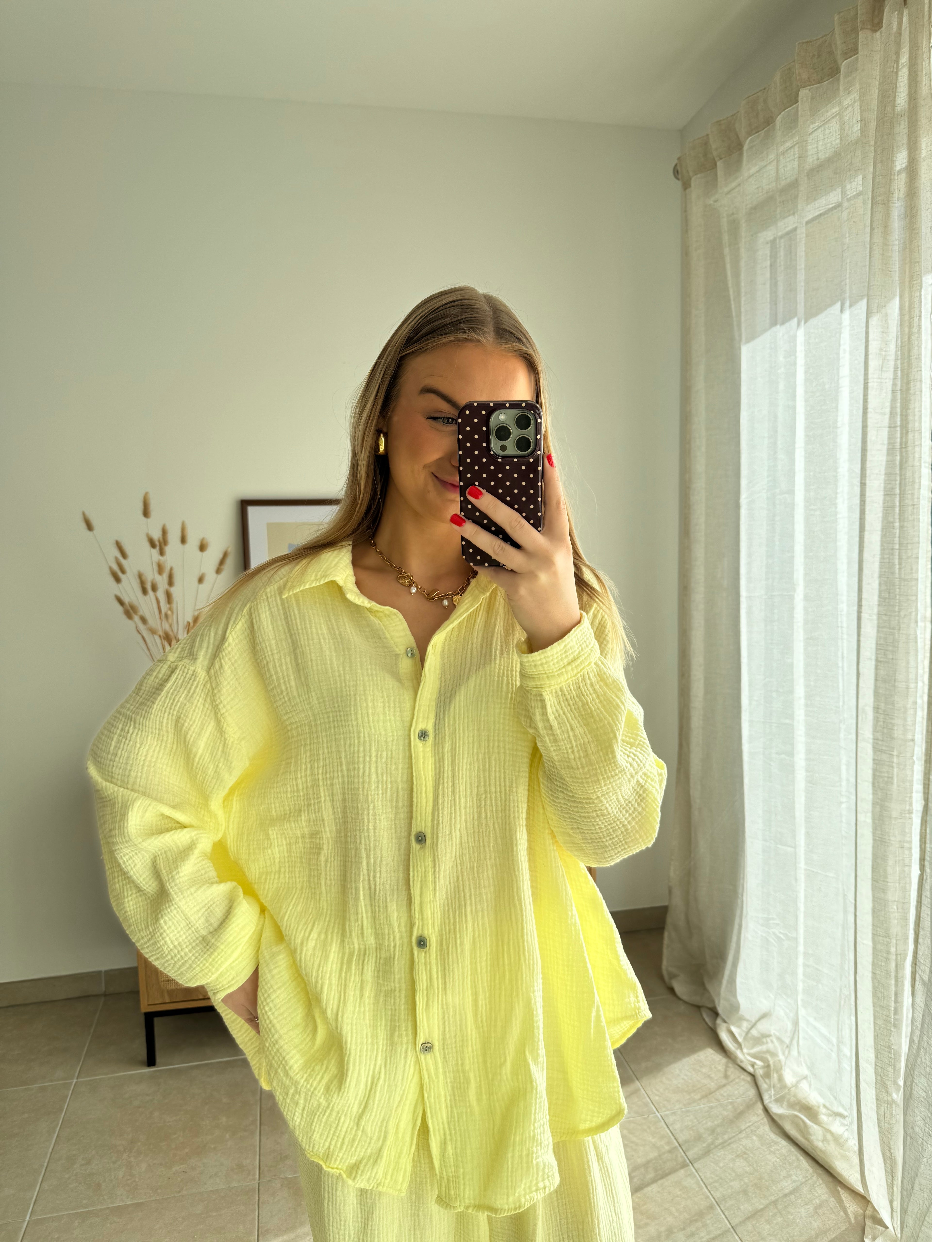 Chemise SOFIA - Jaune
