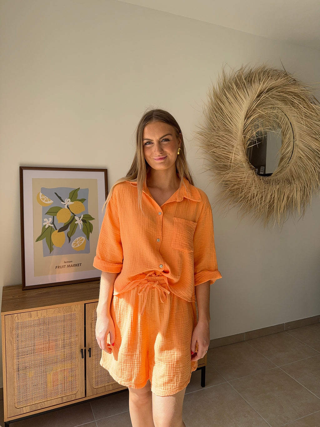 Chemise EVA - Abricot