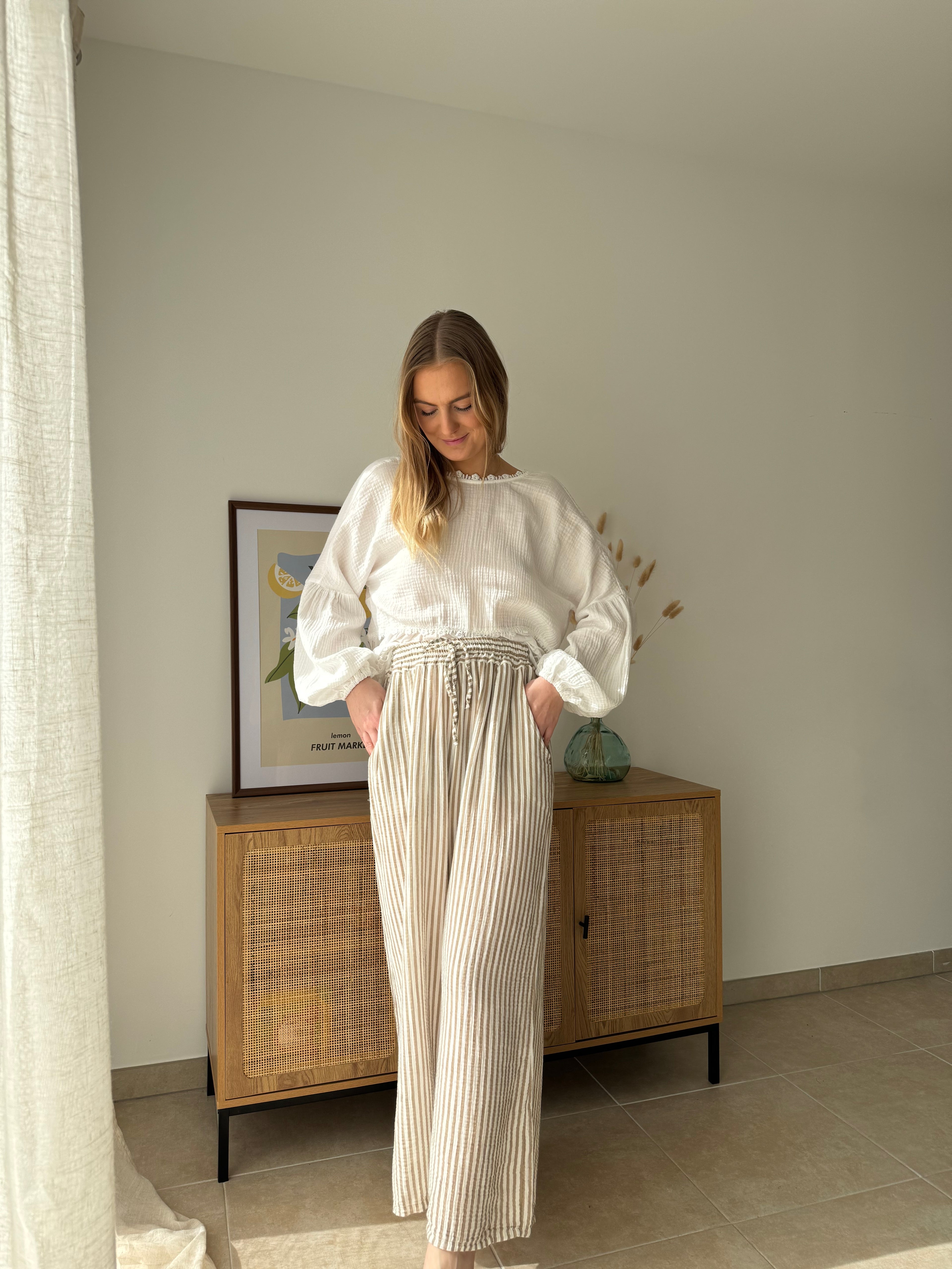 Pantalon ELENA - Beige
