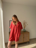 Combi short LOUISA - Terracotta