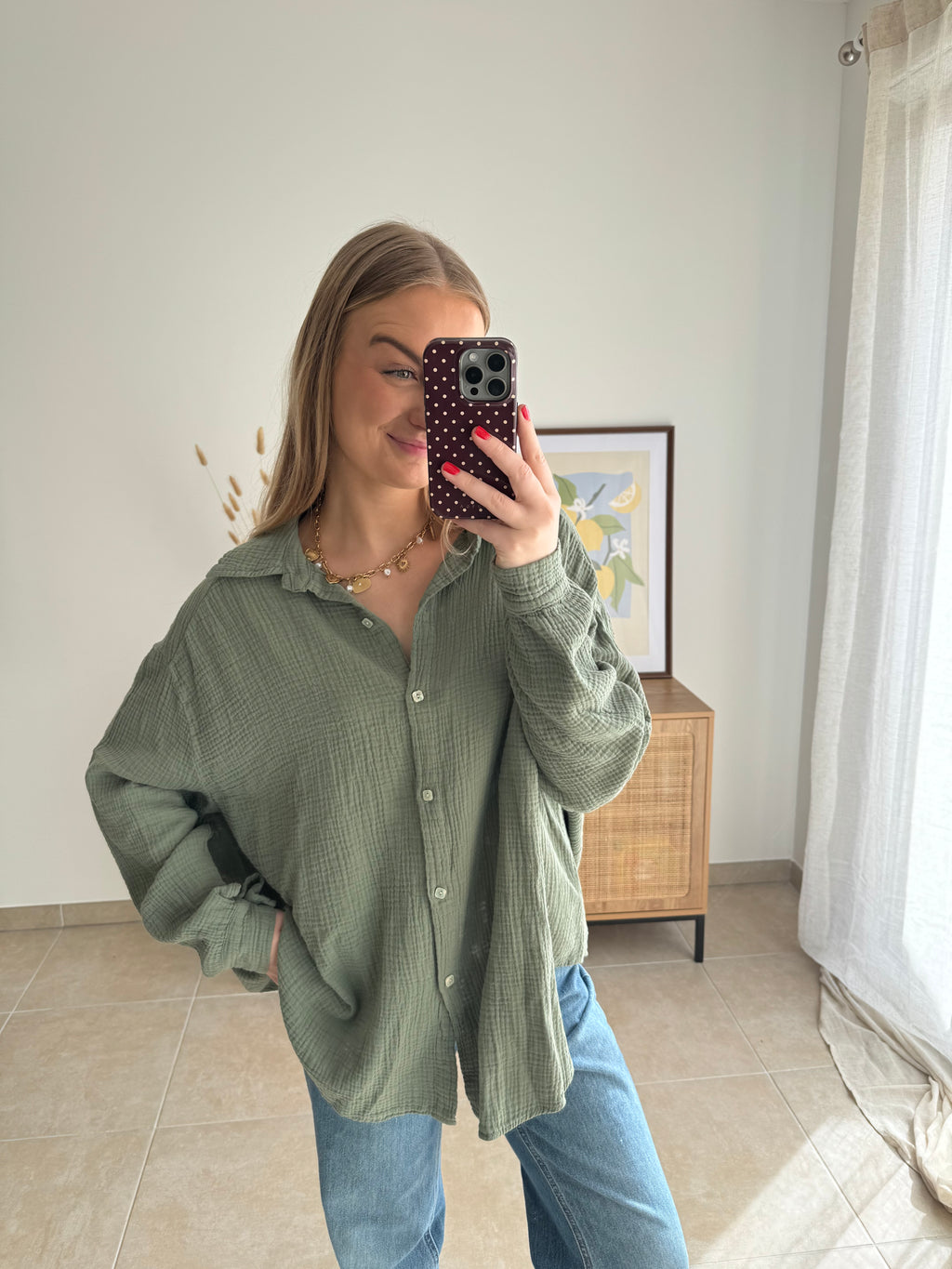 Chemise SOFIA - Kaki