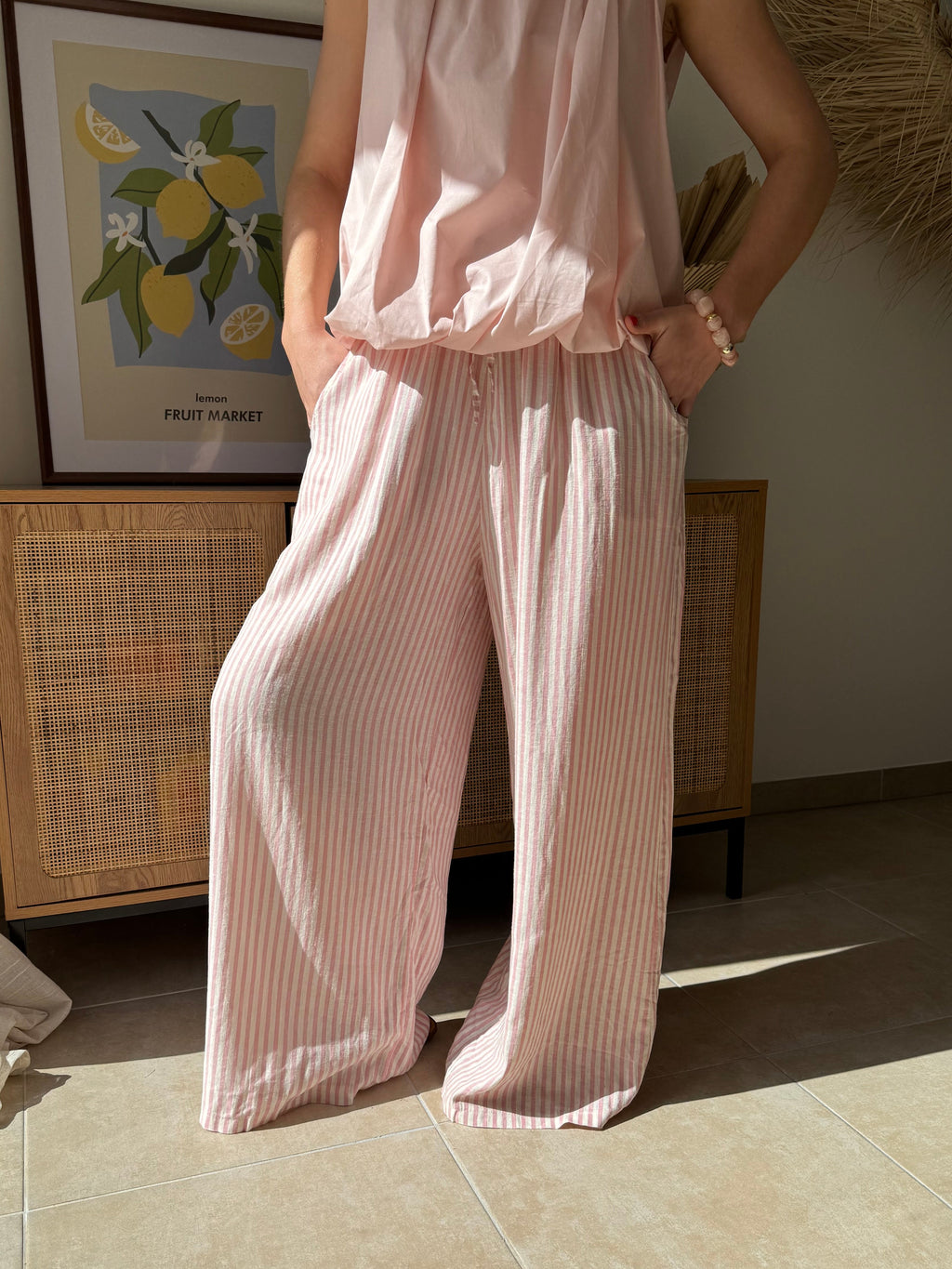 Pantalon SOLANA - Rose