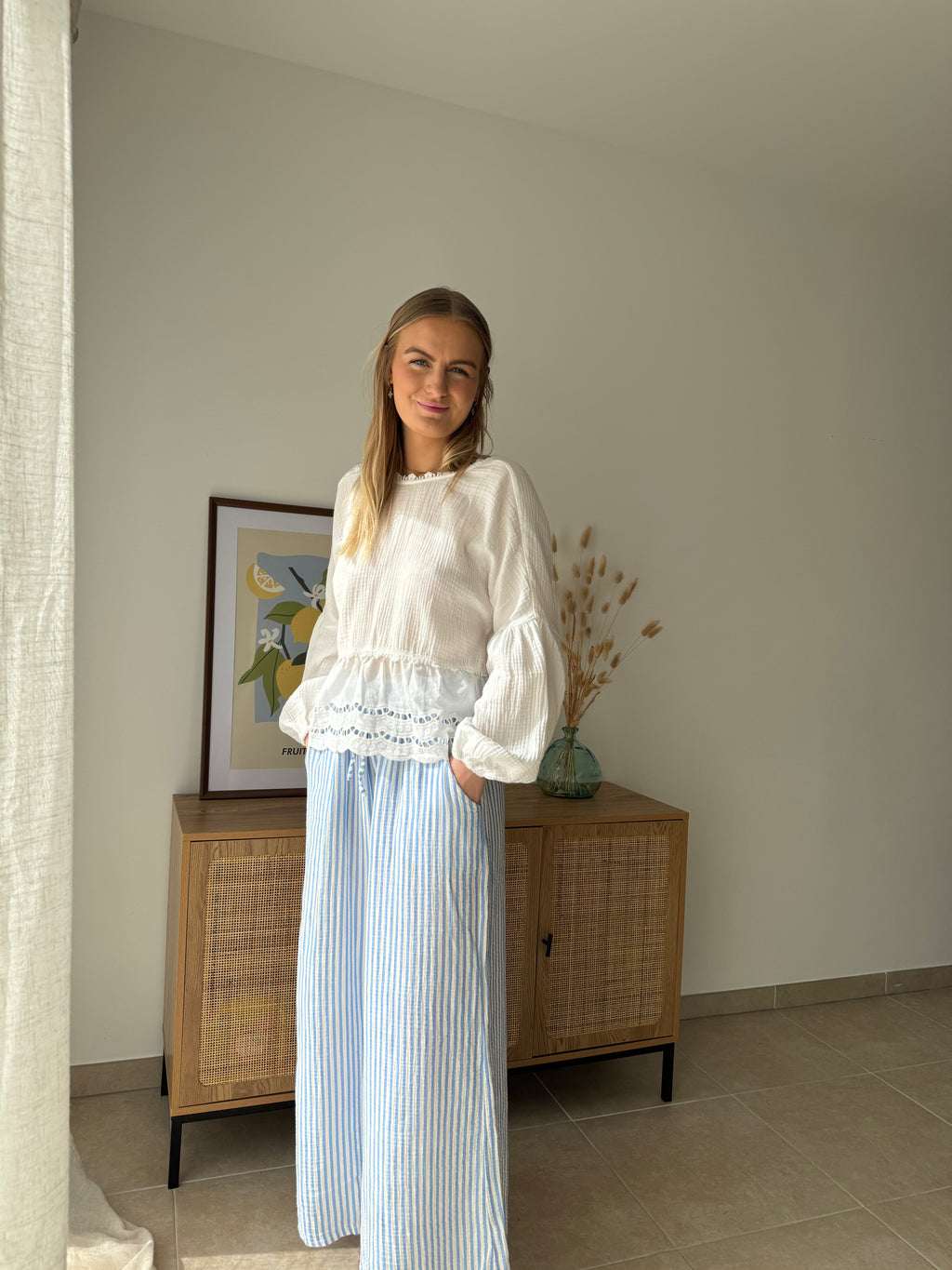 Pantalon ELENA - Bleu