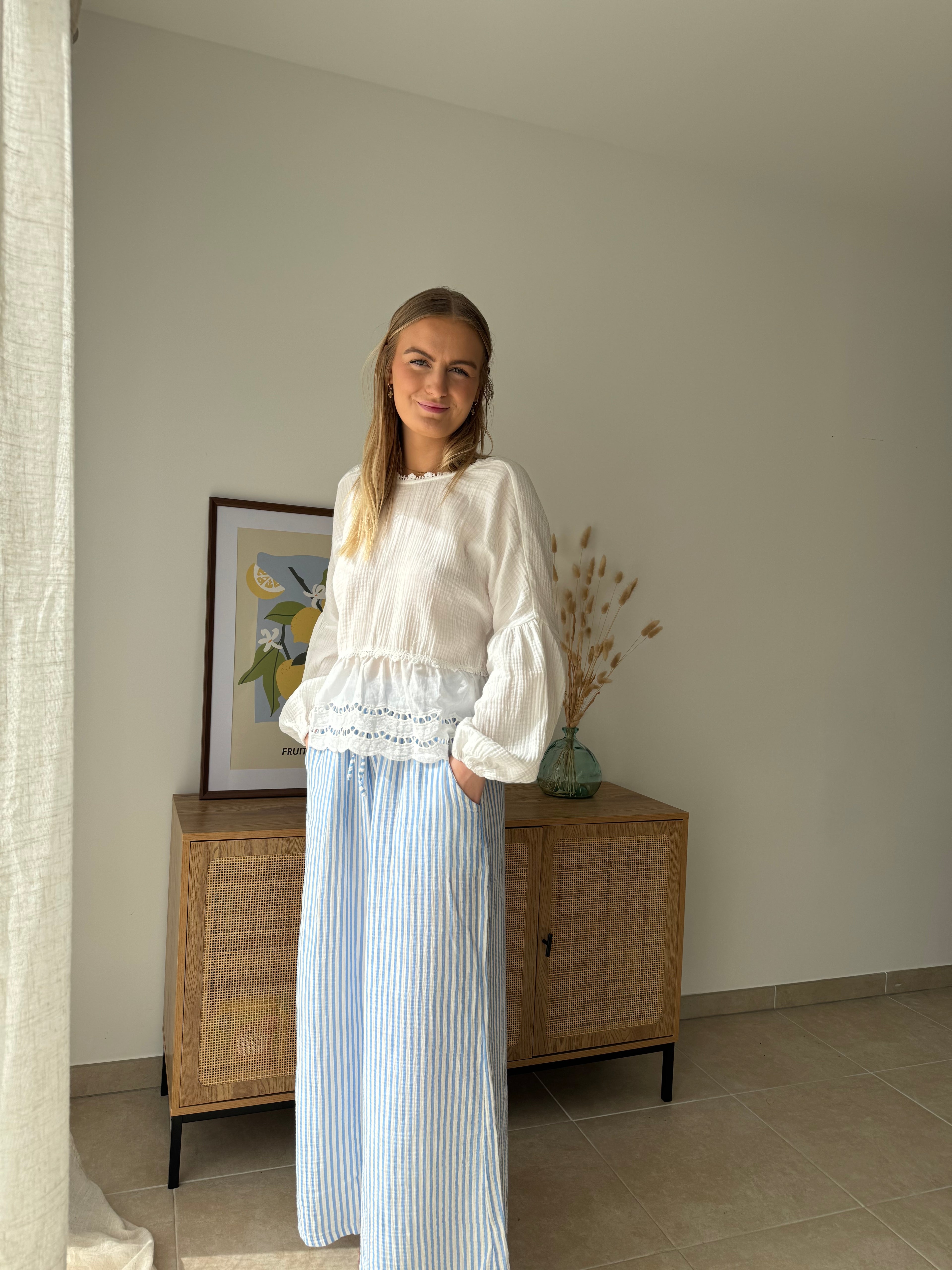 Pantalon ELENA - Bleu
