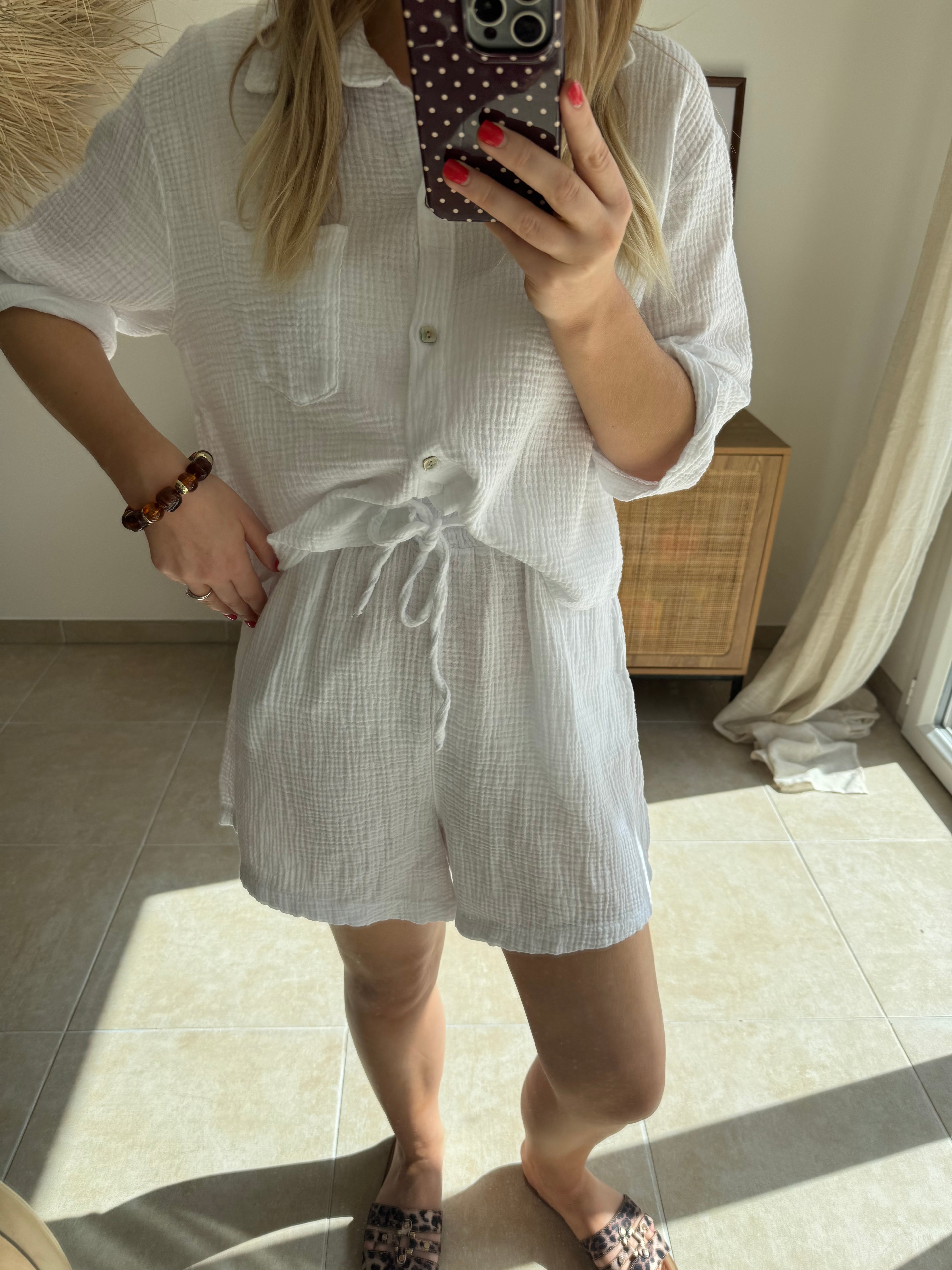 Short EVA - Blanc