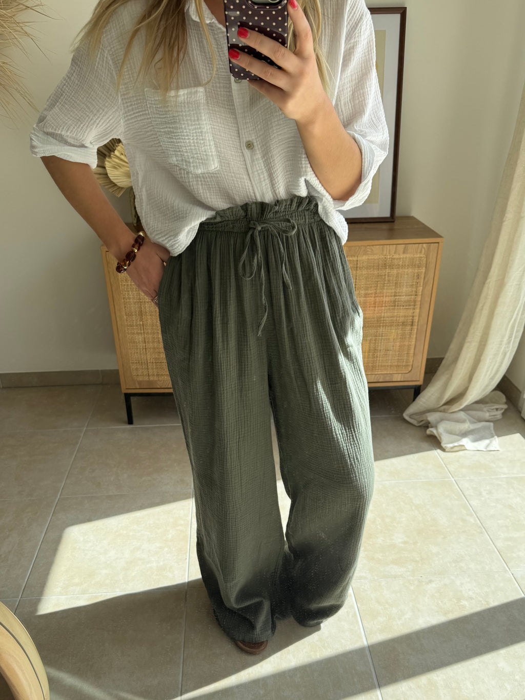 Pantalon MARIA - Kaki