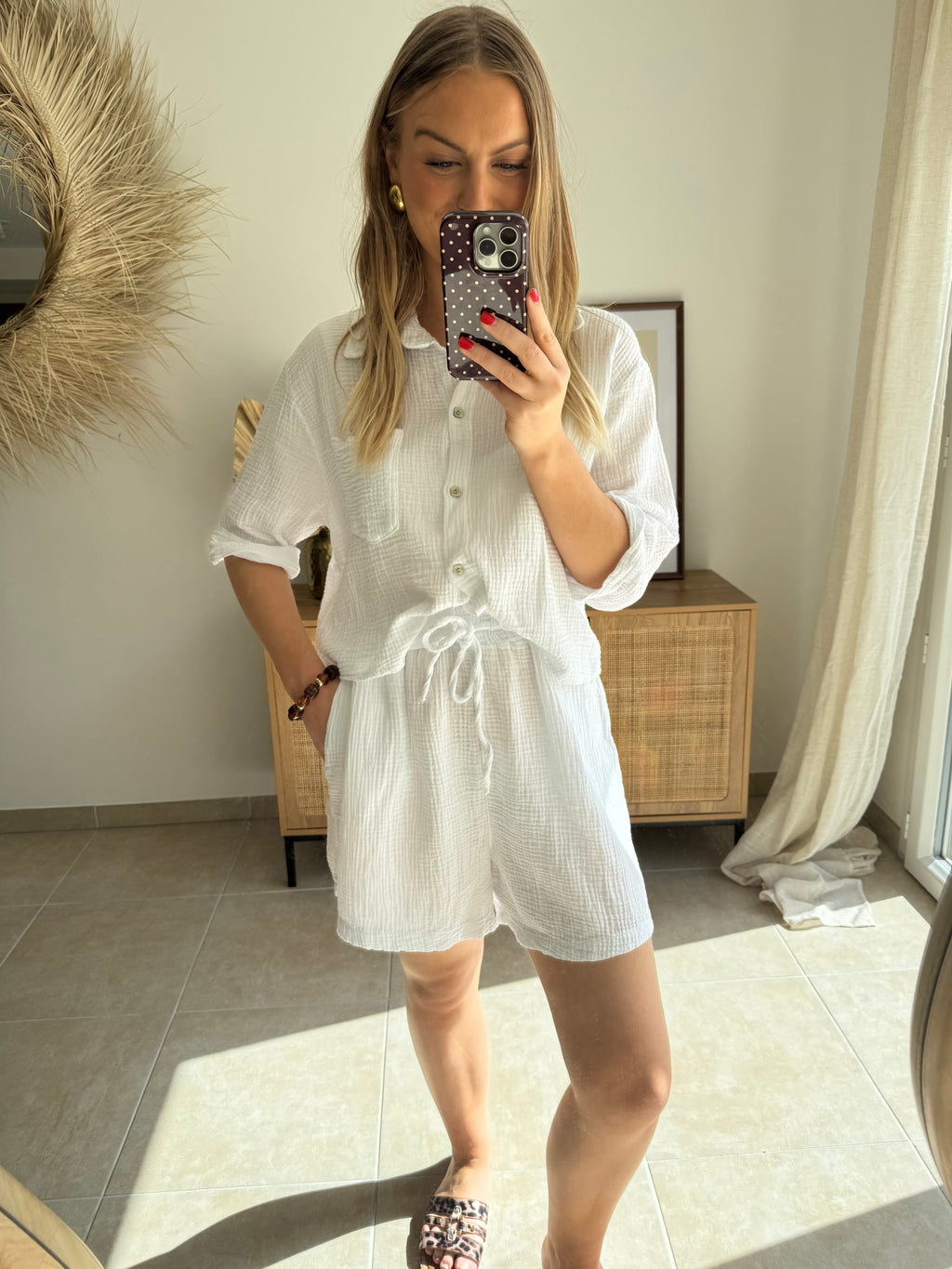 Short EVA - Blanc
