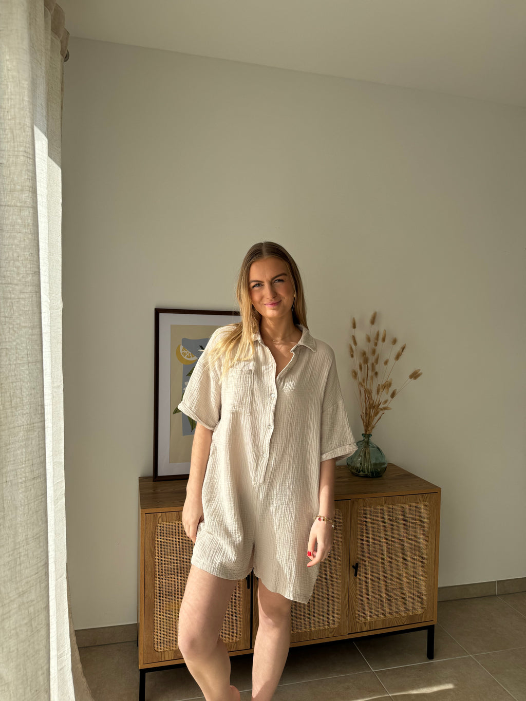 Combi short LOUISA - Beige