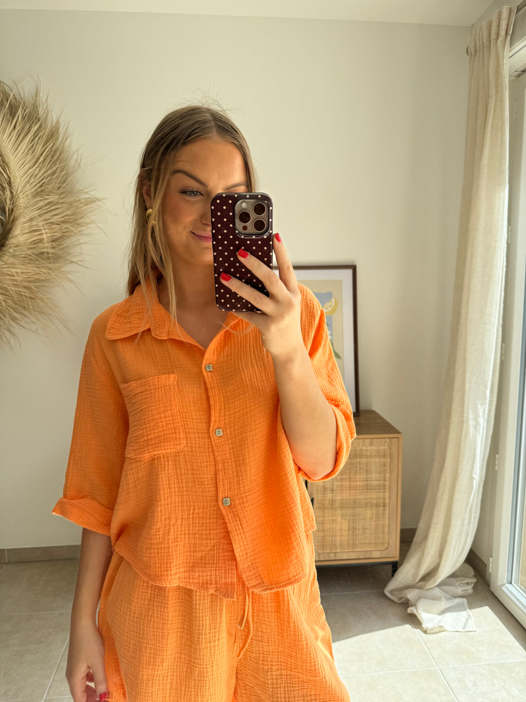 Chemise EVA - Abricot