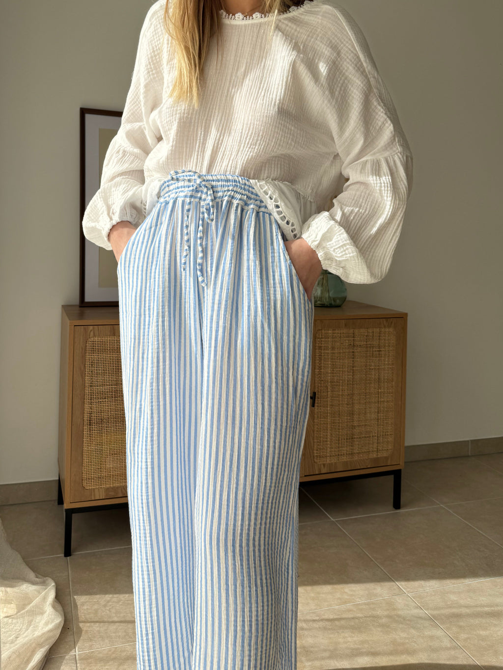 Pantalon ELENA - Bleu