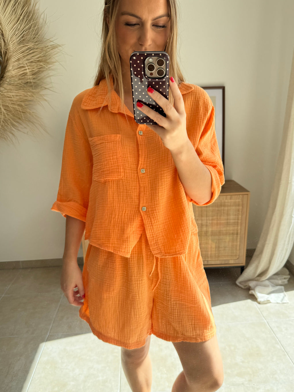 Chemise EVA - Abricot