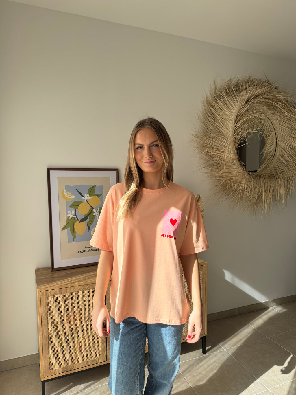 T-shirt SOLIA - Abricot