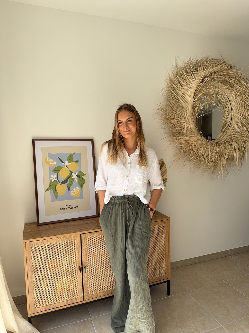 Pantalon MARIA - Kaki