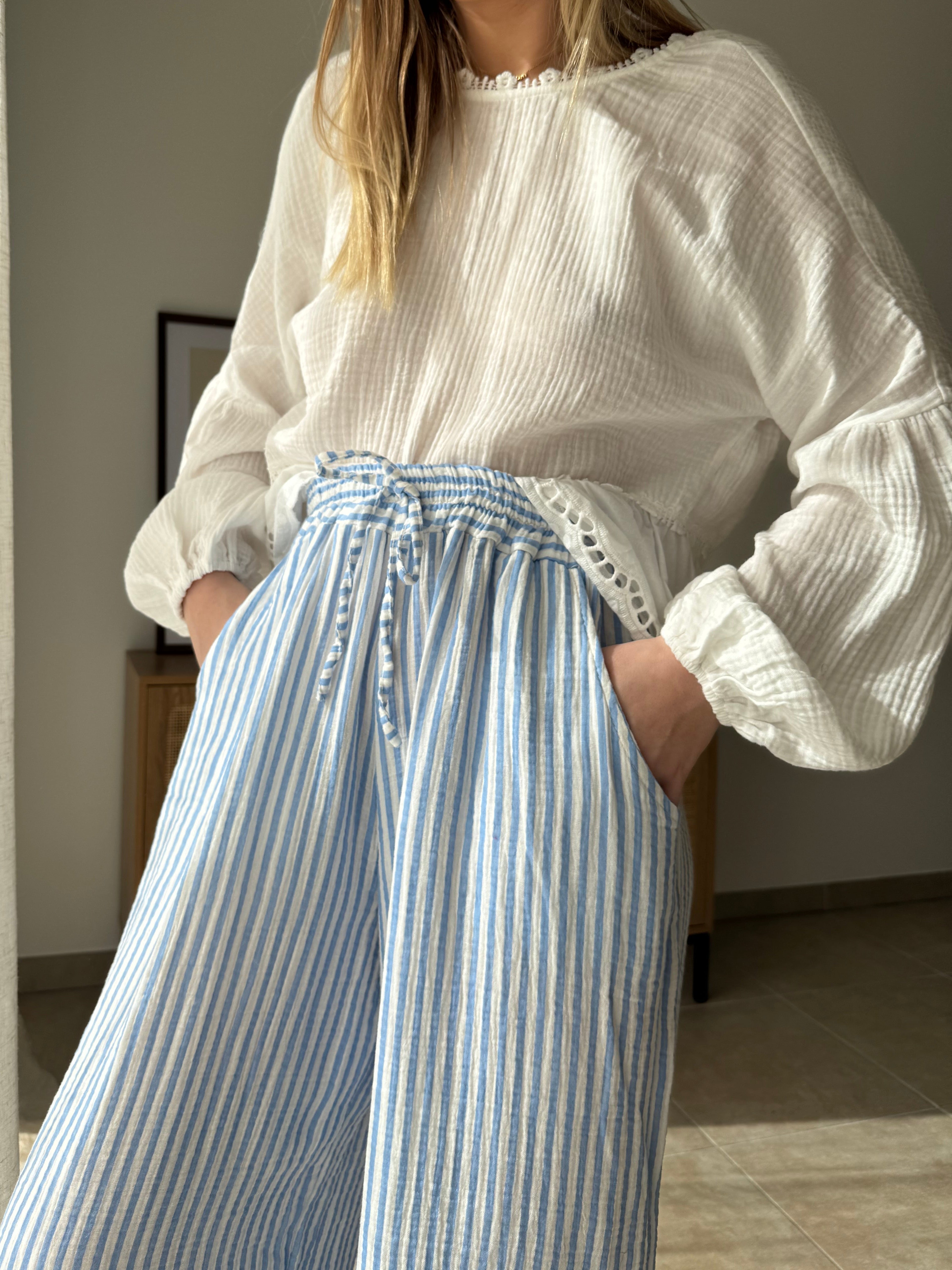 Pantalon ELENA - Bleu