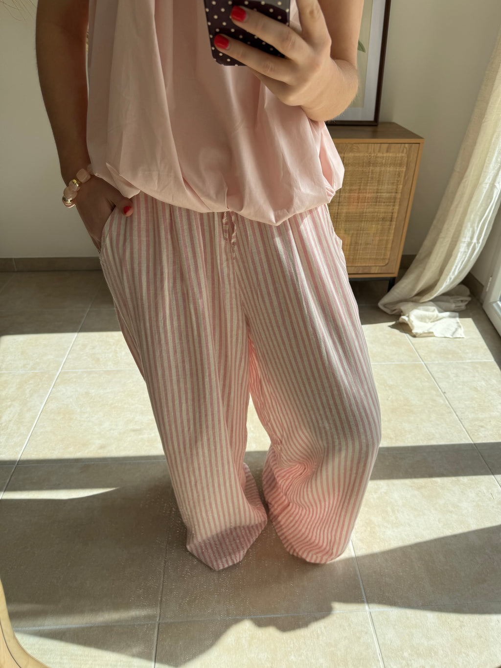 Pantalon SOLANA - Rose