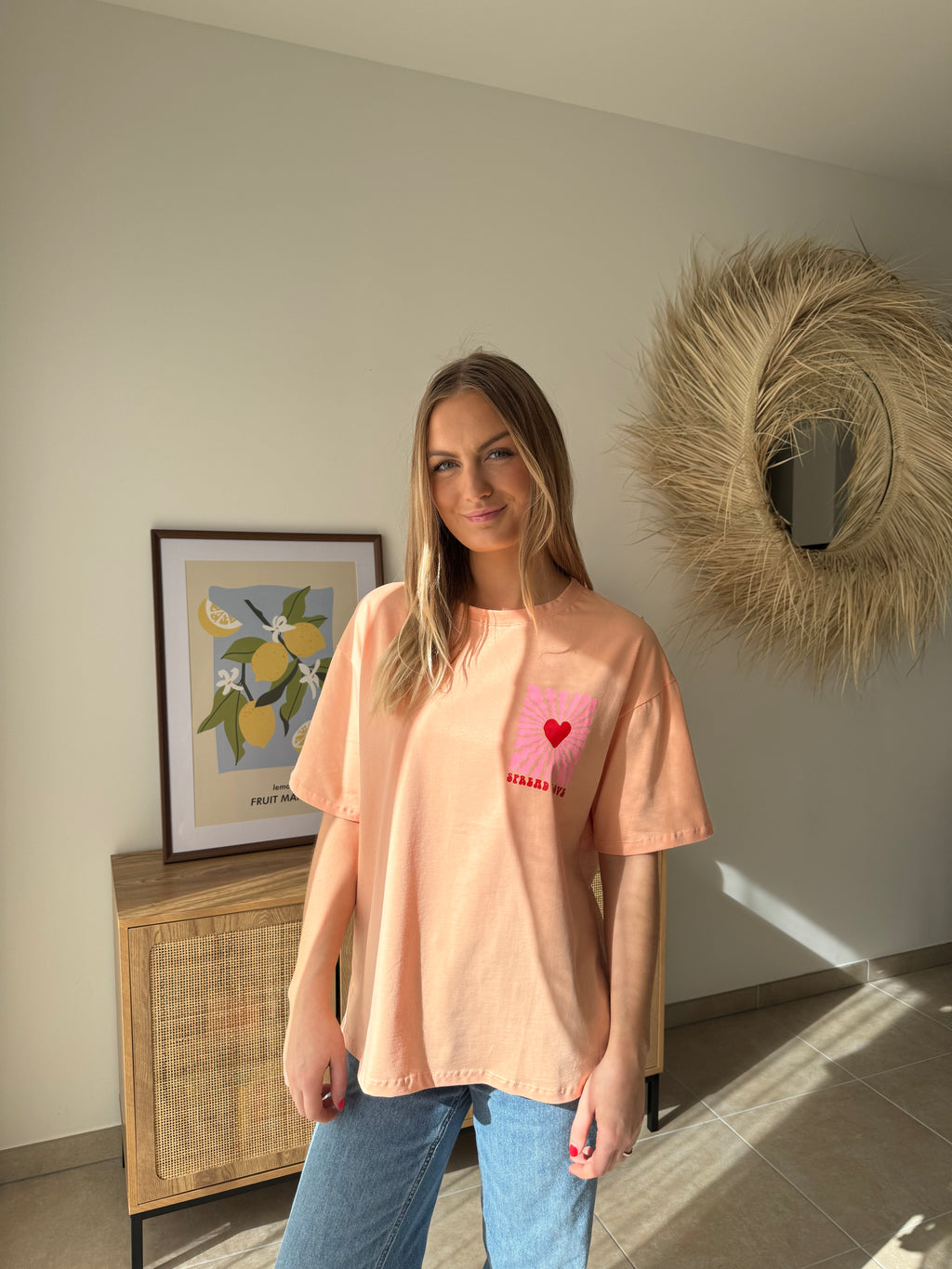 T-shirt SOLIA - Abricot