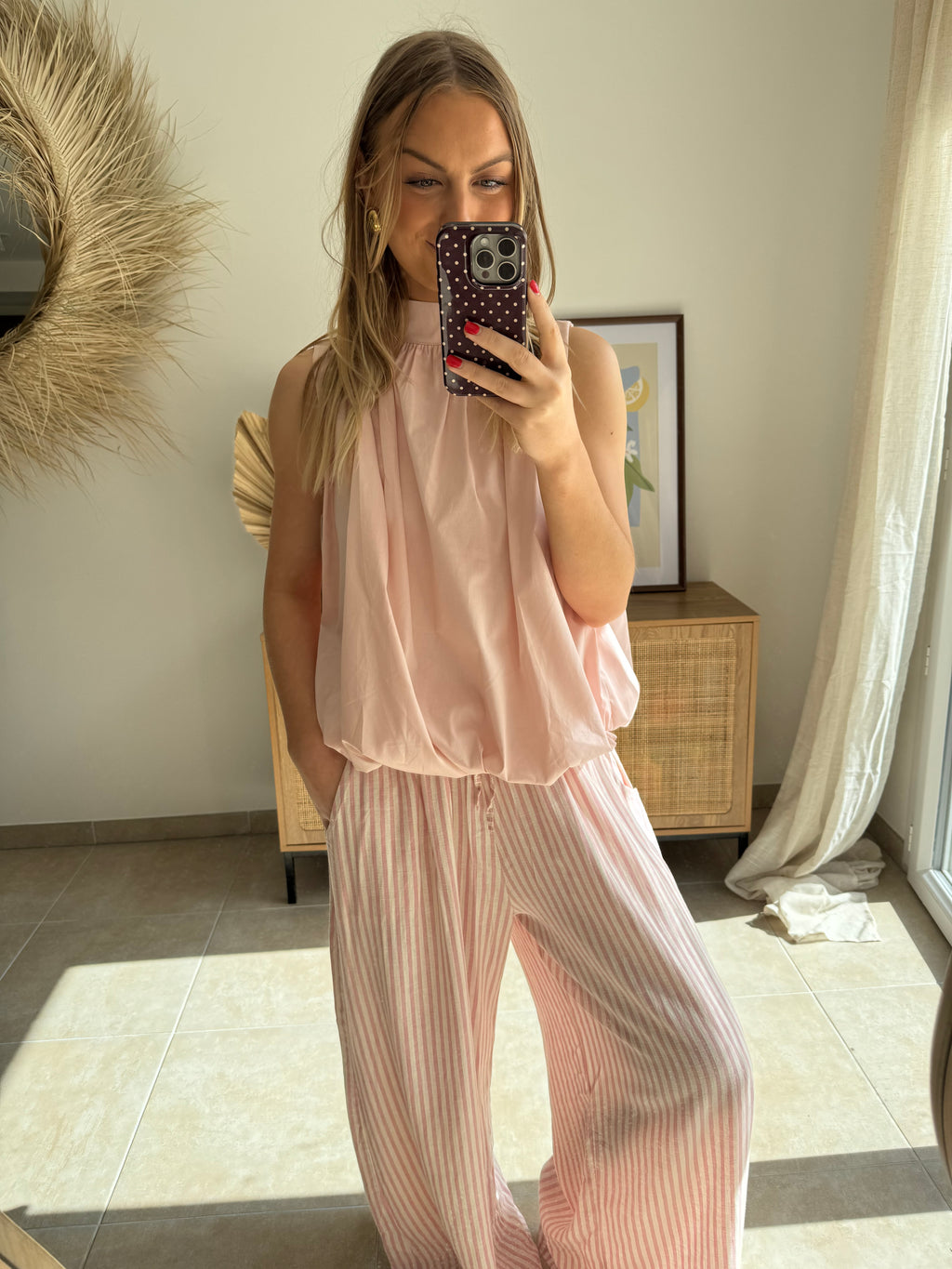 Pantalon SOLANA - Rose