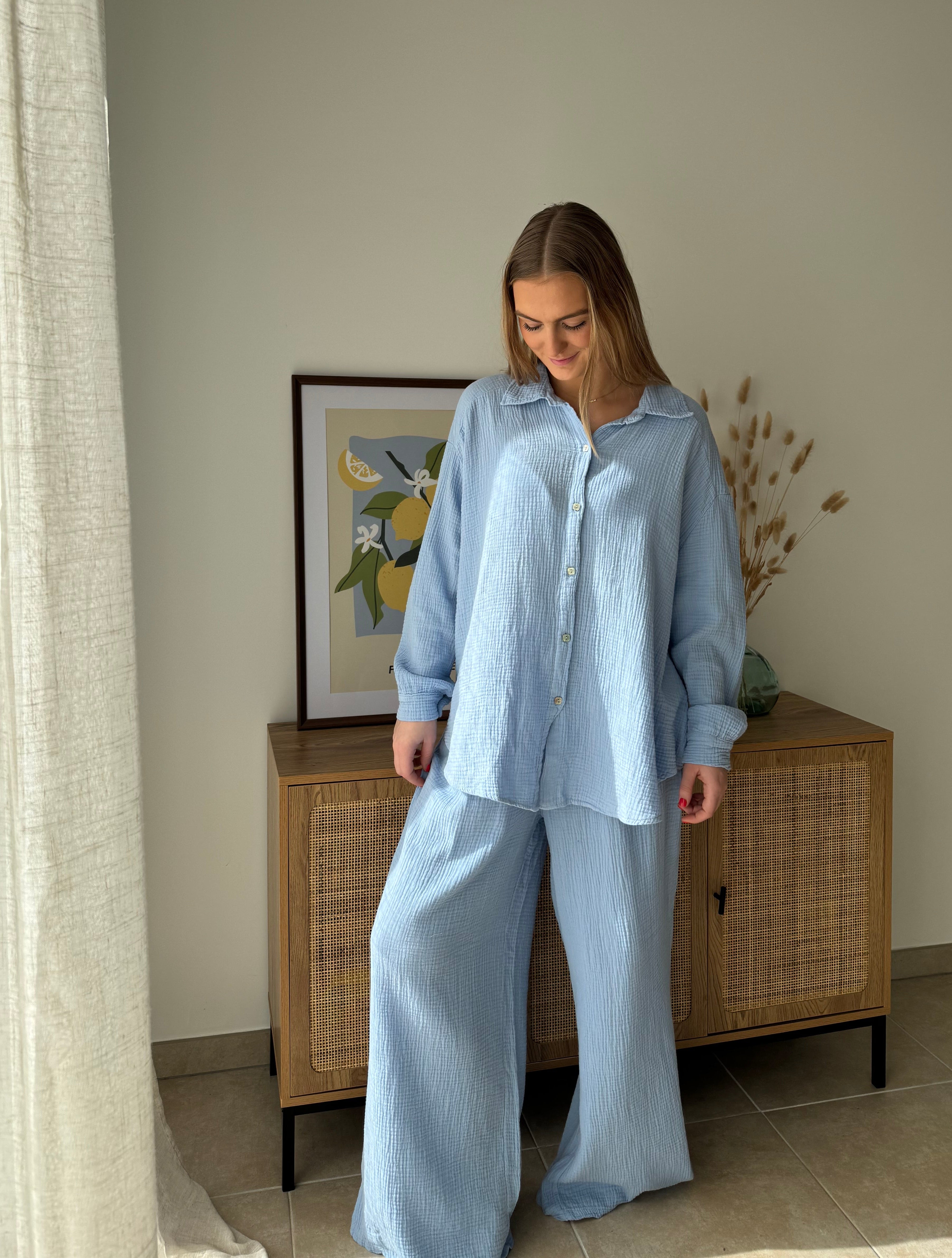 Pantalon MARIA - Bleu